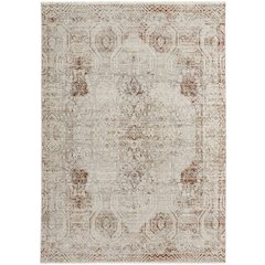 Kaia Transitional Distressed, Tan/Ivory/Orange, 3' x 5' Accent Rug