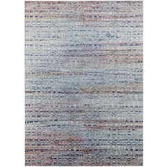 Edgemont Modern Abstract, Blue/Ivory/Orange, 10' x 14' Area Rug
