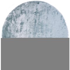Indochine Plush Shag Rug with Metallic Sheen, Light Aqua Blue, 8ft x 8ft Round, 4944550FLAQ000N80