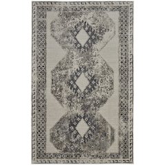 Kano Transitional Distressed, Ivory/Taupe/Gray, 4'-3" x 6'-3" Accent Rug