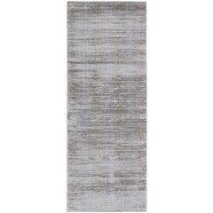 Laina Transitional Distressed, Taupe/Silver/Tan, 3' x 10' Runner