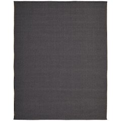 Theo Modern Solid, Gray/Tan, 9' x 12' Area Rug