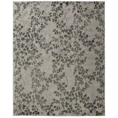 Bella Transitional Floral & Botanical, Gray/Silver/Taupe, 5' x 8' Area Rug