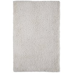 Stoneleigh Stonewashed Mélange Shag Rug, Bright Ivory, 5ft x 8ft Area Rug, 3998830FIVY000E10