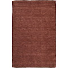 Luna Hand Woven Marled Wool Rug,Rust/Red-Orange, 3ft-6in x 5ft-6in Accent Rug, 5798049FRST000C50