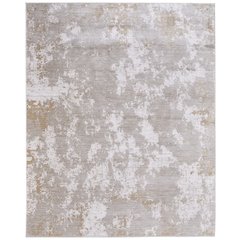 Sonora Modern Abstract, Gray/Ivory/Brown, 9'-0" x 12'-8" Area Rug