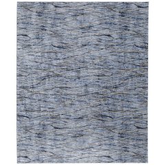 Sonora Modern Abstract, Blue/Ivory/Tan, 7'-10" x 10'-3" Area Rug