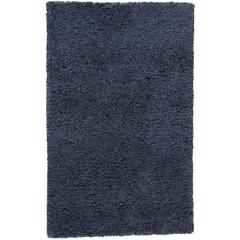 Stoneleigh Stonewashed Mélange Shag Rug, True Navy Blue, 4ft x 6ft Accent Rug, 3998830FNVY000C00