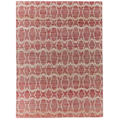 Lilliana Transitional Geometric, Red/Tan, 9'-6" x 13'-6" Area Rug