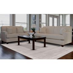 Batisse Plush Viscose Hand Loomed Rug, Light Gray/SIlver, 5ft x 8ft Area Rug, 6698717FSLV000E10