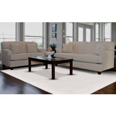 Batisse Plush Viscose Hand Loomed Rug, Bright White, 5ft x 8ft Area Rug, 6698717FWHT000E10