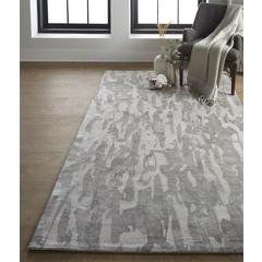 Dryden Contemporary Abstract Rug, Silvery Gray, 5ft x 8ft Area Rug, 8738786FIVY000E10