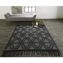Phoenix Contemporary Moroccan Style Rug, Charcoal Gray, 5ft x 7ft - 6in Area Rug, 8820807FCHL000E70