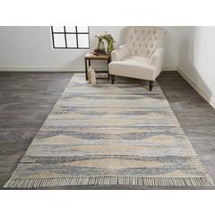 Beckett Eco-Friendly Moroccan Desert Rug, Latte Tan/Gray, 5ft x 8ft Area Rug, 8900815FGRYBGEE10