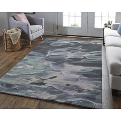Amira Contemporary Watercolor Rug, Iceberg Green/Mist Blue, 8ft x 10ft Area Rug, AMI8635FGRNBLUF00