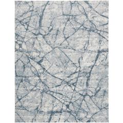 Atwell Contemporary Marbled Rug, Teal Blue/Gray, 5ft - 3in x 7ft - 6in Area Rug, ATL3282FAQU000E76