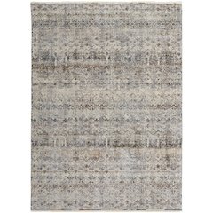 Kaia Transitional Distressed, Tan/Ivory/Blue, 3' x 5' Accent Rug