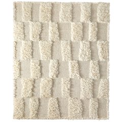 Ashby Transitional Geometric, Ivory, 5'-6" x 8'-6" Area Rug