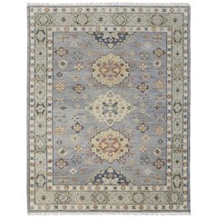 Fillmore Transitional Diamond, Blue/Taupe/Gray, 9' x 12' Area Rug