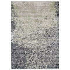 Katari Fluid Print Rug, Gray/Mint Green, 4ft - 3in x 6ft - 3in Accent Rug, 6613379FCASTPEC16