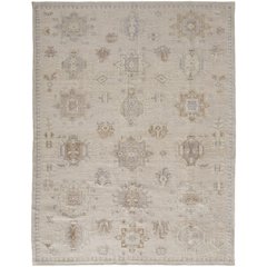 Wendover Eco Friendly PET Oushak, Ivory/Tan/Opal Gray, 3ft-6in x 5ft-6in, WND6858FBGEIVYC50