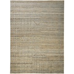 Payton Abstract Tribal Rug, Golden Brown/Gray, 5ft-6in x 8ft-6in Area Rug, 9806496FBRNGRYE50