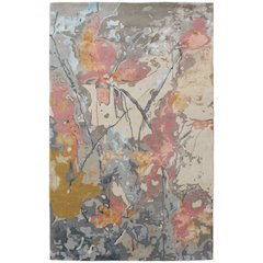 Dafney Transitional Floral & Botanical, Blue/Pink/Gray, 2' x 3' Accent Rug