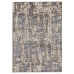 Waldor Modern Abstract, Gray/Gold, 6'-7" x 9'-6" Area Rug