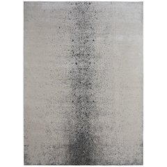 Astra Transitional Abstract, Ivory/Gray/Black, 8' x 10' Area Rug