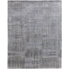 Eastfield Modern Abstract, Blue/Ivory/Gray, 5' x 8' Area Rug
