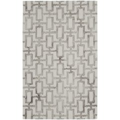 Lorrain Modern Geometric, Ivory/Taupe, 3'-6" x 5'-6" Accent Rug