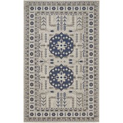 Foster Vinatge Kilim Style Rug, Midnight Blue/Gray, 10ft x 13ft - 2in Area Rug, FST3754FBLUBGEH13