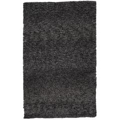 Stoneleigh Stonewashed Mélange Shag Rug, Black, 5ft x 8ft Area Rug, 3998830FBLK000E10