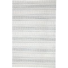 Odell Classic Handmade Rug, Ivory/Spa Blue, 7ft - 3in x 9ft - 3in Area Rug, 6866385FLBL000F09