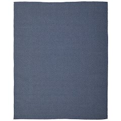 Tito Modern Solid, Blue, 8' x 10' Area Rug