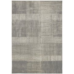 Aura Modern Abstract, Gray/Ivory, 3'-11" x 6' Accent Rug