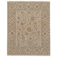 Amherst Traditional Bordered, Tan/Gray/Red, 2' x 3' Accent Rug