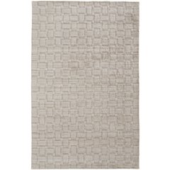 Redford Transitional Solid, Ivory, 5' x 8' Area Rug