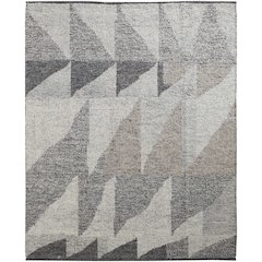 Alford Modern Geometric, Ivory/Gray/Taupe, 2' x 3' Accent Rug