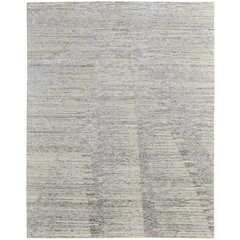 Brighton Modern Abstract, Ivory/Taupe/Silver, 2' x 3' Accent Rug