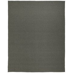 Tito Modern Solid, Green/Ivory, 9' x 12' Area Rug