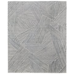 Elias Modern Abstract, Green/Ivory/Tan, 10' x 14' Area Rug