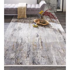 Cadiz Gradient Luster Rug, Ivory/Gray/Gold, 6ft - 6in x 9ft - 6in Area Rug, 8663887FIVYGRYF04