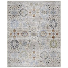 Melrose Traditional Floral & Botanical, Tan/Blue/Red, 2' x 3' Accent Rug