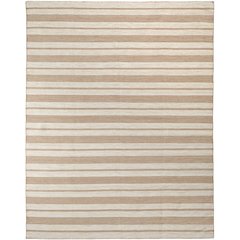 Duprine Transitional Stripes, Ivory/Taupe/Brown, 10' x 14' Area Rug