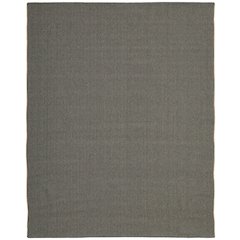 Theo Modern Solid, Green/Tan, 9' x 12' Area Rug