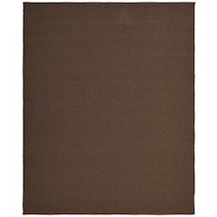 Tito Modern Solid, Brown, 9' x 12' Area Rug