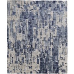 Eastfield Modern Abstract, Blue/Ivory, 2' x 3' Accent Rug