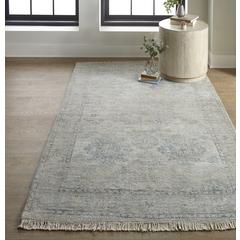 Caldwell Vintage Space Dyed Wool Rug, Natural Tan/Gray, 9ft x 12ft Area Rug, 8798801FSTN000G00