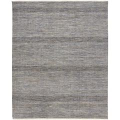 Janson Classic Striped Rug, Warm Gray/Bright Blue, 11ft-6in x 15ft, I92I6064BLU000J55
